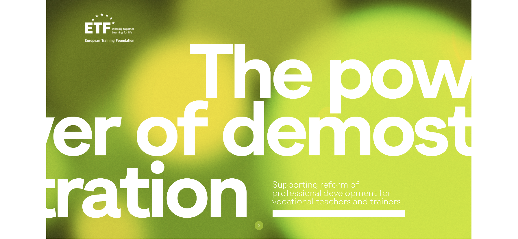 Example image of screen on iphone of ETF