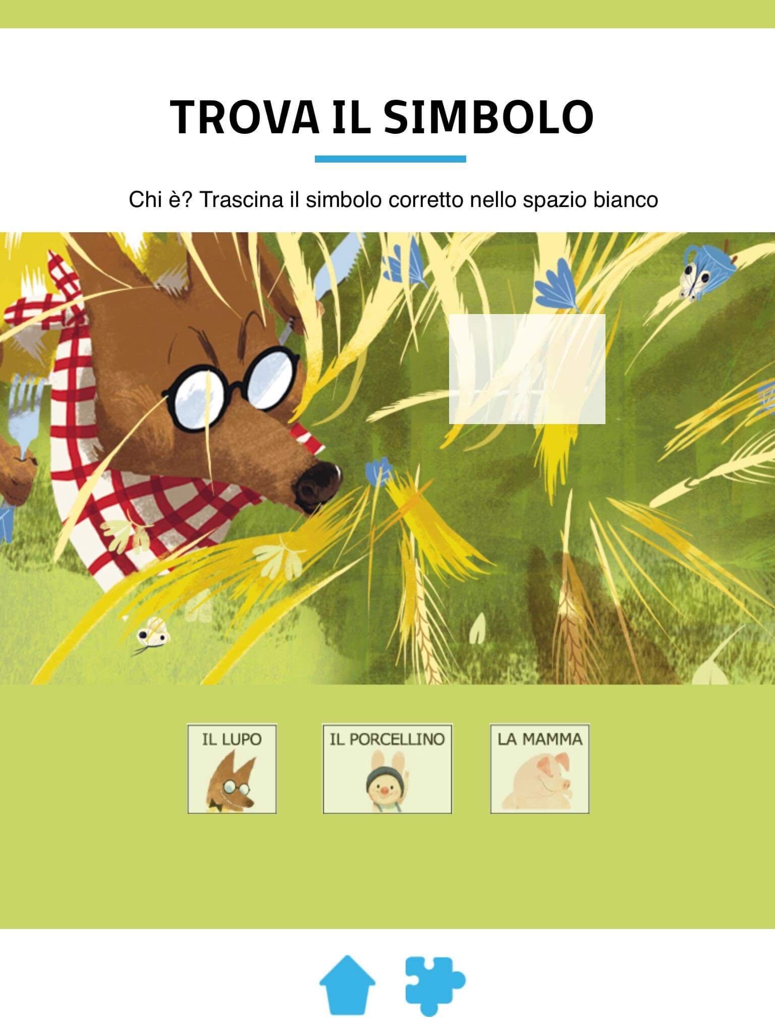 Example image on a tablet screen of BOOKS FOR ALL