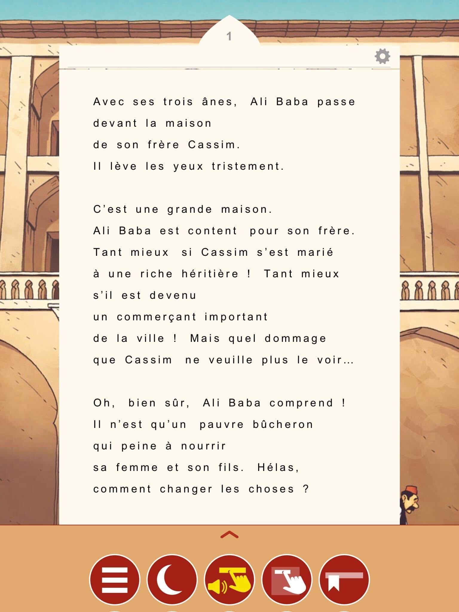 Example image on a tablet screen of MOBiDYS