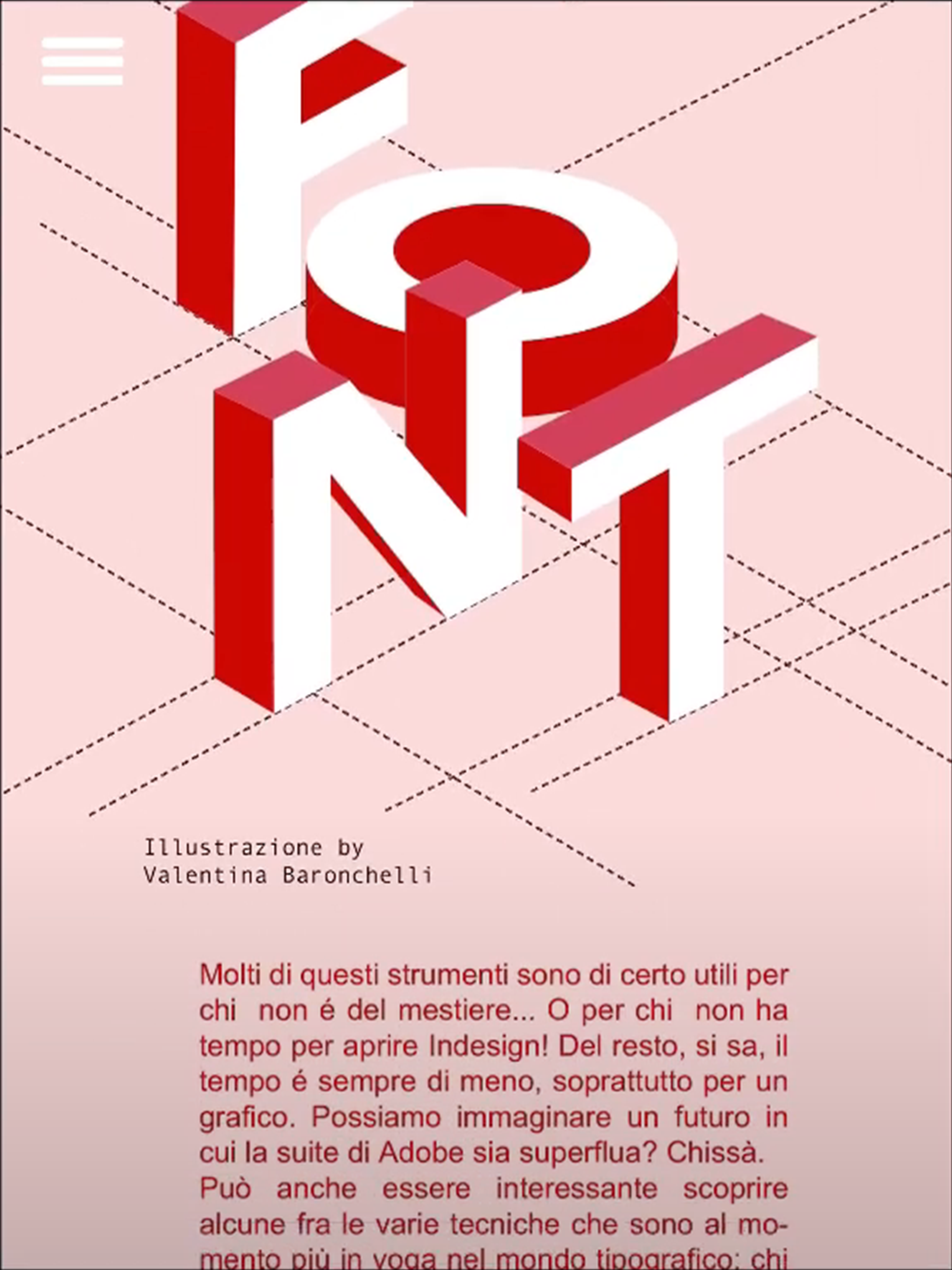 Example image on a tablet screen of NABA