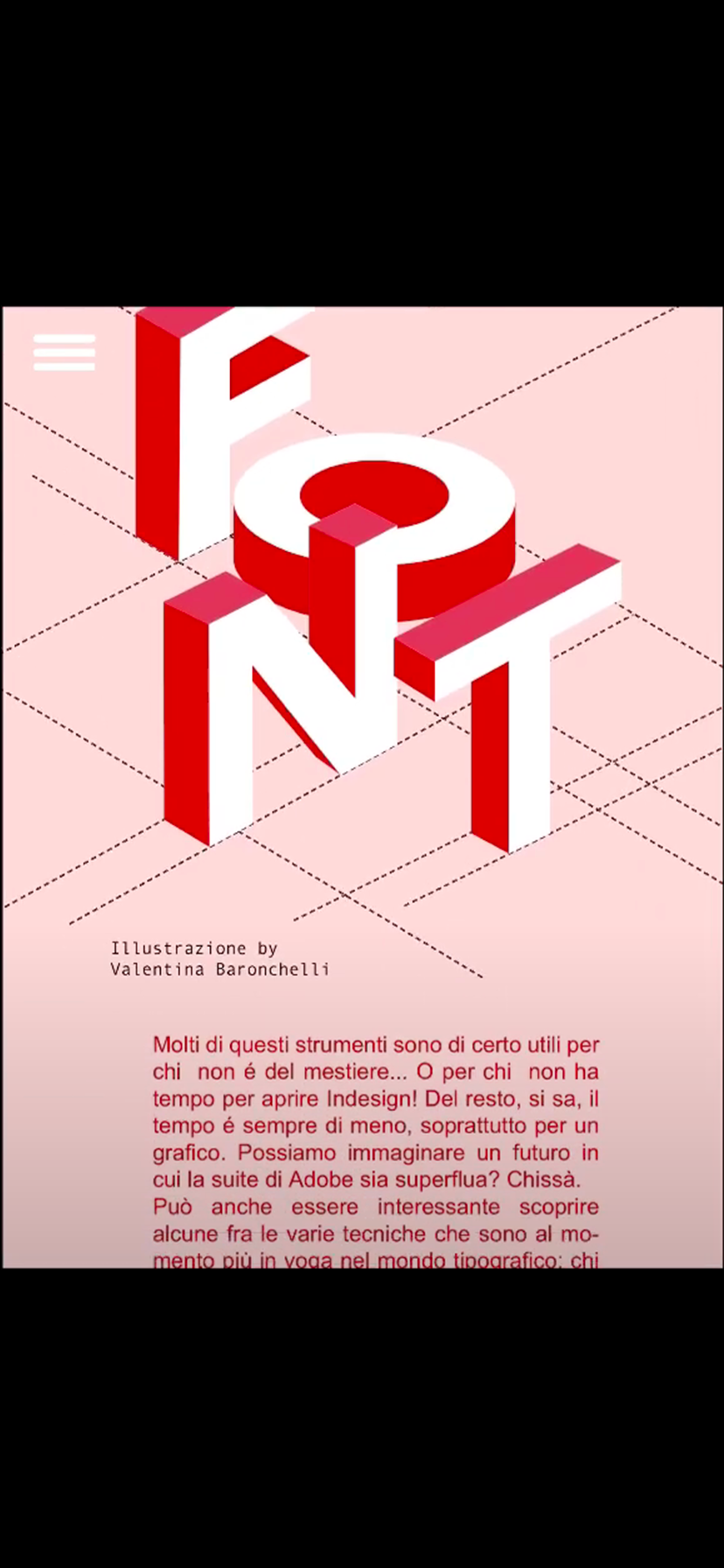 Example image of screen on iphone of NABA