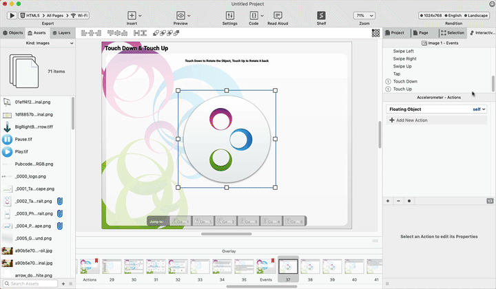 PubCoder events and actions PubCoder events and actions