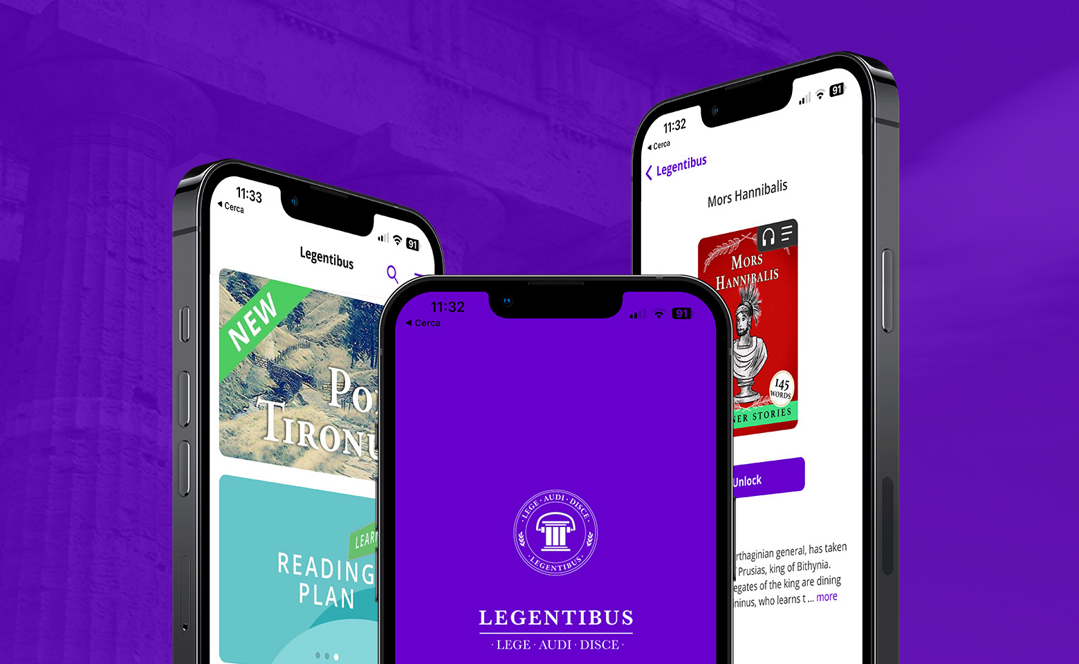 Legentibus App Mockup