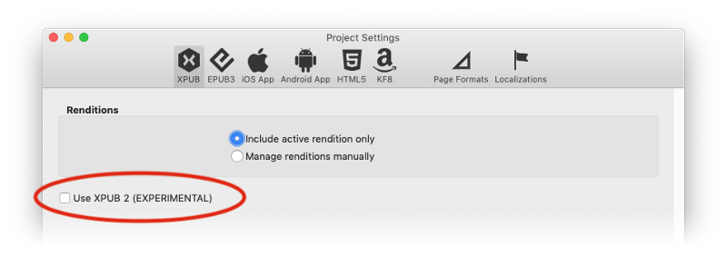 XPUB2 configuration xpub_config
